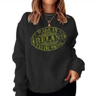 Made In Ireland Celtic Pride Women Sweatshirt | Mazezy