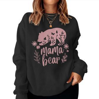 Mama Bear Outfit Momma Matching Mothers Sweatshirt | Mazezy
