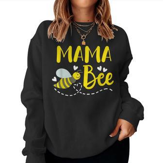 Mama Bee Cute Beekeeping Birthday Party Matching Family Mom Women Sweatshirt - Thegiftio UK