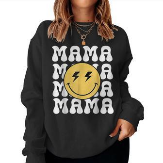 Mama One Happy Dude Birthday Theme Family Matching Women Sweatshirt