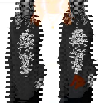 Matching Family Chicken Halloween Skull Scary Costume Women Sweatshirt | Mazezy