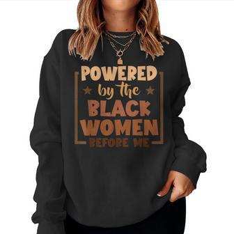 Melanin Black Women History Month African Junenth Sweatshirt | Mazezy
