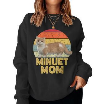 Minuet Napoleon Cat Mom Retro For Cats Lover Women Sweatshirt | Mazezy