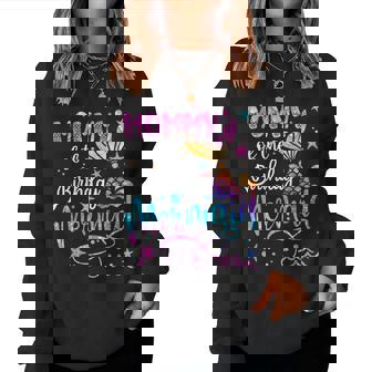 Mommy Of The Birthday Mermaid Matching Family 1St Birthday Women Sweatshirt - Thegiftio