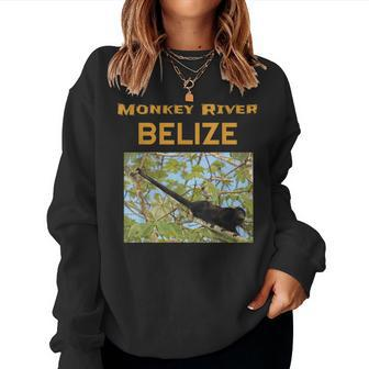 Monkey River Belize Howler Monkey Souvenir Women Sweatshirt | Mazezy