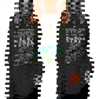 Monster Truck Nana Family Matching Monster Truck Lovers Women Sweatshirt | Mazezy