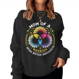 Mother Of A Warrior Yellow For Spina Bifida Awareness Month Women Sweatshirt | Mazezy