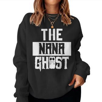 The Nana Ghost Grandma Granny Halloween Scary Costume Women Sweatshirt | Mazezy