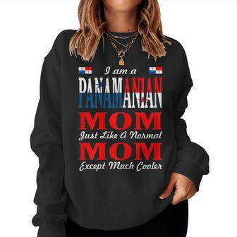 Panamanian Mom Like Normal Mom Cooler Women Sweatshirt | Mazezy
