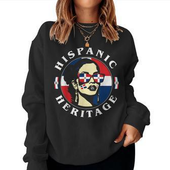 Hispanic Heritage Dominican Republic And Flag Women Sweatshirt - Monsterry AU