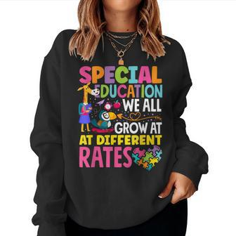 Paraeducator Paraprofessional Sped Teacher Special Education Women Sweatshirt | Mazezy