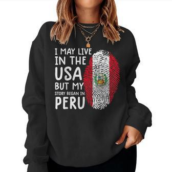 Peru Flag Peruvian For Peru Men Women Sweatshirt | Mazezy