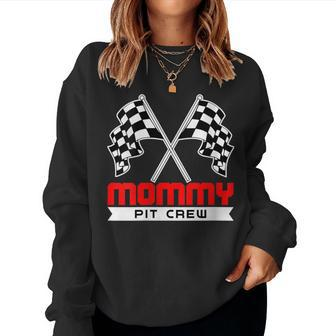 Pit Mom Crew Mommy Racing Race Car Costume Women Women Sweatshirt | Mazezy AU