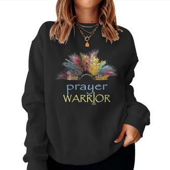 Prayer Warrior Christian For Women Women Sweatshirt | Mazezy