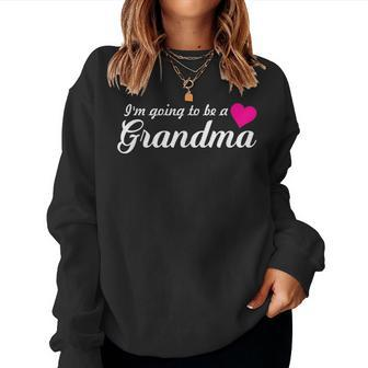 Pregnancy Announcement I'm Going To Be A Grandma Women Sweatshirt | Mazezy UK