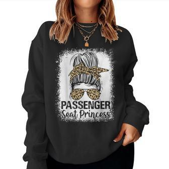 Princess Seat Passenger Cute Girlsfriend Princess Passenger Women Crewneck Graphic Sweatshirt - Seseable