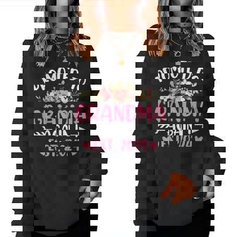 Promoted To Grandma Again 2024 Grandma Again Women Sweatshirt | Mazezy
