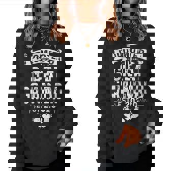Promoted To Great Grandad Est 2020 Christmas Women Sweatshirt | Mazezy