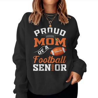 Proud Mom Of A Football Senior 2024 Mom Graduation Women Sweatshirt - Monsterry CA