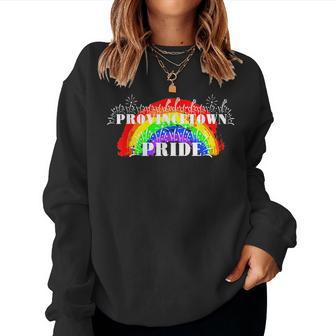 Provincetown Pride Rainbow For Gay Pride Women Sweatshirt | Mazezy