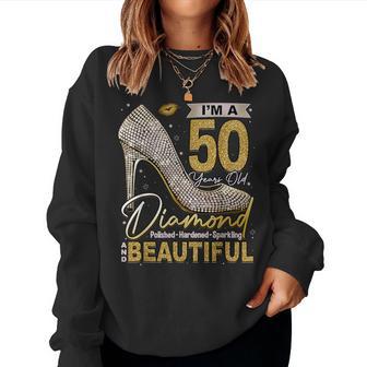 This Queen Makes 50 Looks Fabulous 50Th Birthday Girls Women Sweatshirt - Seseable