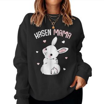 Rabbit Mum With Rabbit Easter Bunny For Women Women Sweatshirt | Mazezy