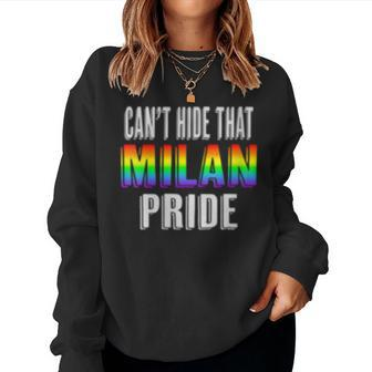 Retro 70S 80S Style Cant Hide That Milan Gay Pride Sweatshirt | Mazezy