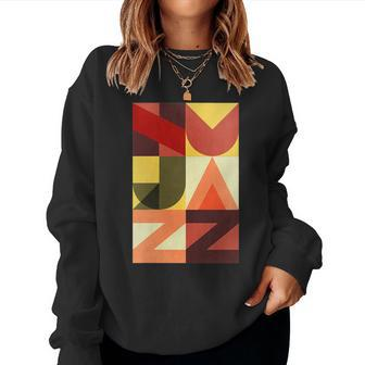 Retro Nu Jazz 90S Jazz Women Sweatshirt | Mazezy
