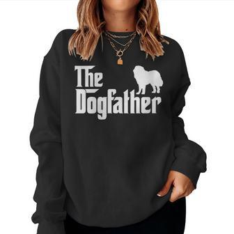 Romanian Mioritic Shepherd Dog Dogfather Dog Dad Women Sweatshirt | Mazezy UK