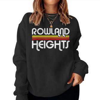 Rowland Heights California Women Sweatshirt | Mazezy