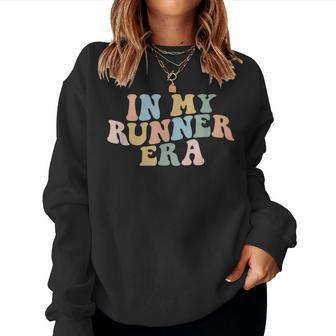 In My Runner Era Running Marathon Fitness Running Mom Women Sweatshirt | Mazezy