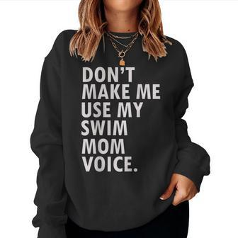 Saying Swim Mom Mother Of Swimmer For Mom Women Sweatshirt | Mazezy