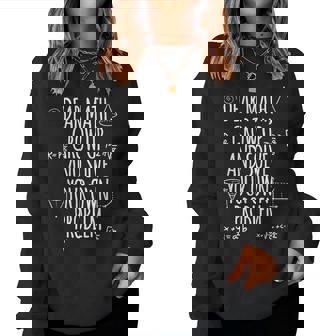 Back To School Math Quote For Girls Boys Ns Dear Math Women Sweatshirt | Mazezy