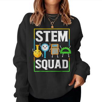 Science Technology Stem Teacher Lover Back To School Women Sweatshirt | Mazezy