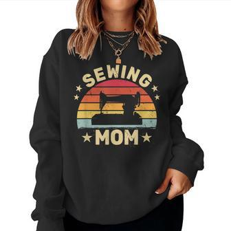 Sewing Mom For Women Quilting Vintage Sew Sewing Machine Women Sweatshirt | Mazezy UK