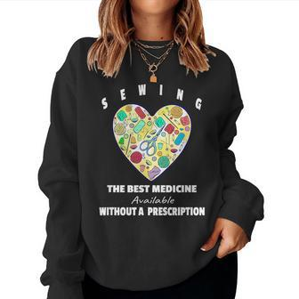 Sewing Mom Seamstress Quilter Love To Sew Fun Hobby Women Sweatshirt | Mazezy