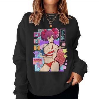 Sexy Anime Girl Waifu Japanese Cosplay Women Sweatshirt | Mazezy