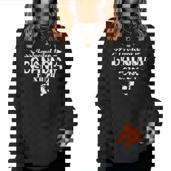 Soon To Be Grandma 2024 Promoted To Grandma Est 2024 For Grandma Women Sweatshirt | Mazezy