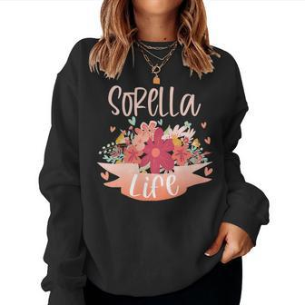 Sorella Life Italian Sister Nuova Sorella Announcement Women Sweatshirt | Mazezy