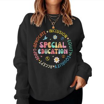 Special Education Back To School Teacher Women Sweatshirt | Mazezy