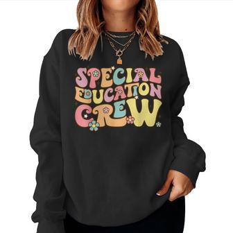 Special Educator Sped Teacher Special Education Crew Women Sweatshirt | Mazezy