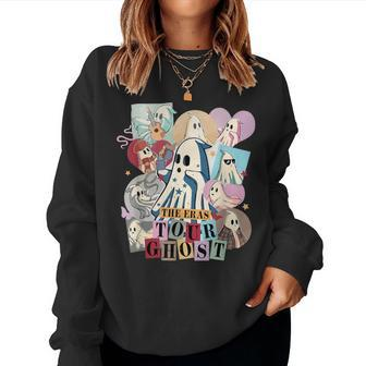In My Spooky Era Groovy Hippie Halloween Ghost Women Sweatshirt | Mazezy
