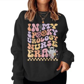 In My Spooky Urology Nurse Era Halloween Retro Groovy Women Sweatshirt - Monsterry