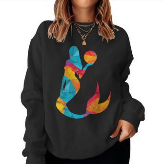 Sporty For Females And Daughters Who Love Water Polo Women Sweatshirt | Mazezy