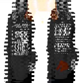 Stepdad Look At You Landing My Mom Fathers Day Present Women Sweatshirt | Mazezy