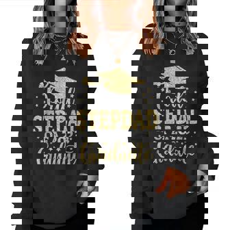 Stepdad Senior 2023 Proud Mom Of A Class Of 2023 Graduate Women Sweatshirt | Mazezy