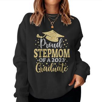 Stepmom Senior 2023 Proud Mom Of A Class Of 2023 Graduate Women Sweatshirt | Mazezy
