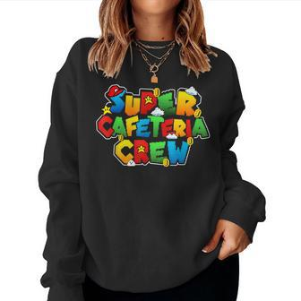 Super Cafeteria Crew Retro Colorful For Women Sweatshirt - Seseable