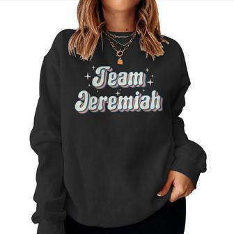 Team Jeremiah Retro Groovy Women Sweatshirt - Monsterry UK