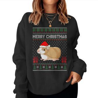 Ugly Christmas Sweater For Hamster Ugly Xmas Women Sweatshirt - Monsterry